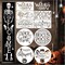Halloween Stencils for Painting on Wood, Round Reusable Large (12 Welcome)